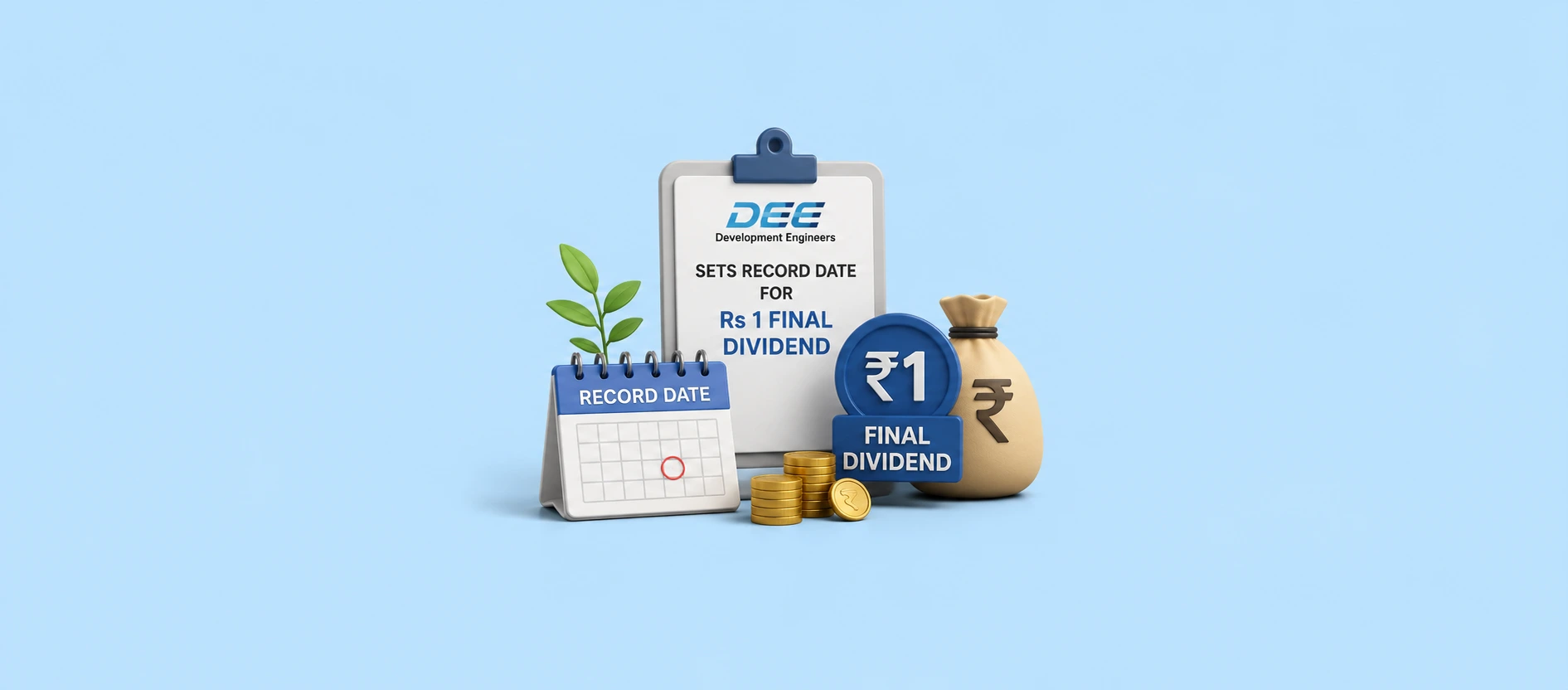 DEE Development Engineers Sets Record Date for Rs 1 Final Dividend
